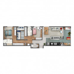 Apartamento com 2 Quartos à Venda, 83 m² em Jardim Tereza Cristina - Jundiaí