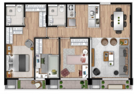 Apartamento com 2 Quartos à Venda, 54 m² em Vila Clementino - São Paulo