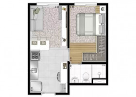 Apartamento com 1 Quarto à Venda, 31 m² em Limão - São Paulo