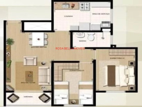 Apartamento com 2 Quartos à Venda, 54 m² em Vila Nova Esperia - Jundiaí