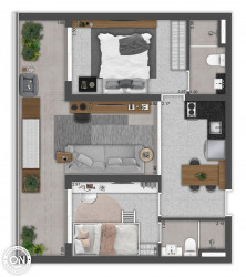 Apartamento com 2 Quartos à Venda, 49 m² em Cerqueira César - São Paulo