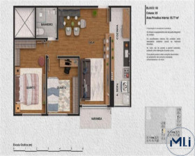 Imóvel com 2 Quartos à Venda, 49 m² em Vargem Pequena - Rio De Janeiro