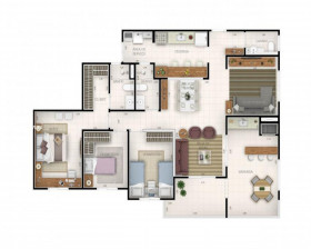 Imóvel com 2 Quartos à Venda, 78 m² em Vila Rica - Jundiaí
