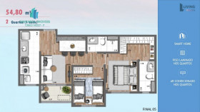 Apartamento com 2 Quartos à Venda, 54 m² em Bonfim - Campinas