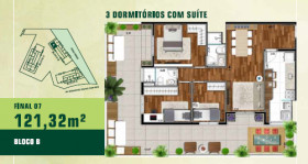 Apartamento com 2 Quartos à Venda, 57 m² em Jardim Tupanci - Barueri
