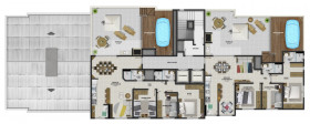 Apartamento com 3 Quartos à Venda, 86 m² em Próspera - Criciúma
