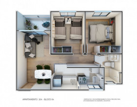 Apartamento com 2 Quartos à Venda, 45 m² em Campo Grande - Rio de Janeiro