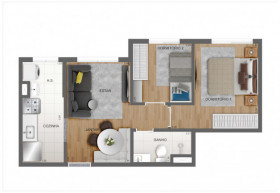 Apartamento com 2 Quartos à Venda, 38 m² em Brás - São Paulo