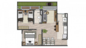 Apartamento com 2 Quartos à Venda, 53 m² em Pavuna - Rio de Janeiro