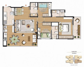 Apartamento com 3 Quartos à Venda, 115 m² em Chácara Inglesa - São Paulo
