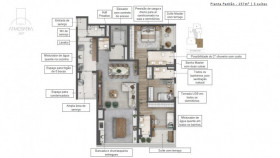 Apartamento com 3 Quartos à Venda, 136 m² em Jardim das Acácias - São Paulo