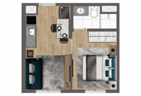 Apartamento com 2 Quartos à Venda, 44 m² em Butantã - São Paulo