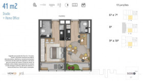 Apartamento com 1 Quarto à Venda, 32 m² em Jardim Paulista - São Paulo