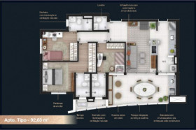 Apartamento com 3 Quartos à Venda, 75 m² em Vila Osasco - Osasco