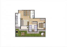 Apartamento com 2 Quartos à Venda, 49 m² em Cambuci - São Paulo