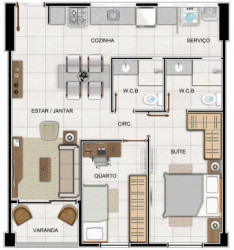 Apartamento com 3 Quartos à Venda, 75 m²em Jatiúca - Maceió