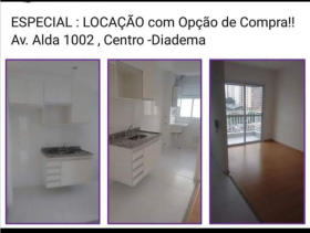 Apartamento com 2 Quartos à Venda ou Locação, 52 m² em Centro - Diadema