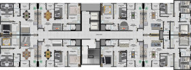 Apartamento com 3 Quartos à Venda, 79 m²em Linha Batista - Criciúma