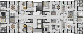 Apartamento com 3 Quartos à Venda, 79 m²em Linha Batista - Criciúma