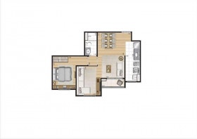Apartamento com 2 Quartos à Venda, 49 m² em Cambuci - São Paulo