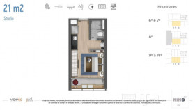 Apartamento com 1 Quarto à Venda, 32 m² em Jardim Paulista - São Paulo