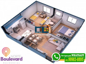 Apartamento com 2 Quartos à Venda, 42 m² em Pajuçara - Natal