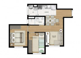 Apartamento com 2 Quartos à Venda, 41 m² em Itaquera - São Paulo