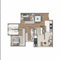Apartamento com 2 Quartos à Venda, 60 m² em Vila Mazzei - São Paulo