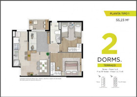 Apartamento com 2 Quartos à Venda,  em Vila São Luiz (Valparaízo) - Barueri