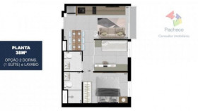 Apartamento com 2 Quartos à Venda, 38 m² em Vila Pompéia - São Paulo