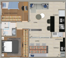 Apartamento com 2 Quartos à Venda, 53 m² em Vila Formosa - São Paulo
