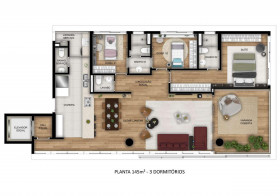 Apartamento com 3 Quartos à Venda, 145 m² em Jardim Paulista - São Paulo