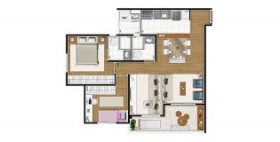 Apartamento com 2 Quartos à Venda, 36 m² em Vila Dom Pedro Ii - São Paulo