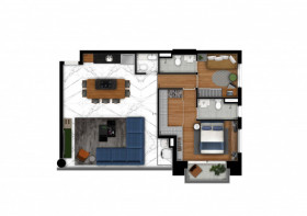 Apartamento com 3 Quartos à Venda, 90 m²em Cerqueira César - São Paulo