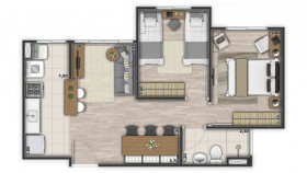Apartamento com 2 Quartos à Venda, 53 m² em Pavuna - Rio de Janeiro