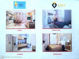 Apartamento com 2 Quartos à Venda, 46 m² em Parque São Vicente - São Vicente
