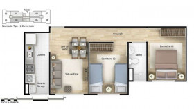 Apartamento com 2 Quartos à Venda, 41 m² em Jardim Matarazzo - São Paulo