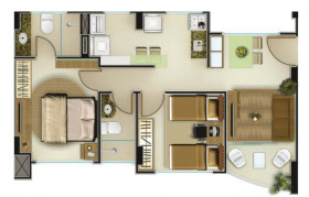 Apartamento com 2 Quartos à Venda,  em Tirol - Natal