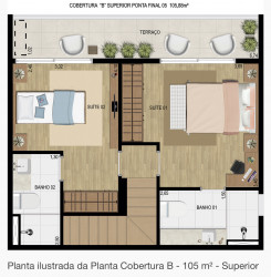 Cobertura com 2 Quartos à Venda, 105 m² em Saúde - São Paulo