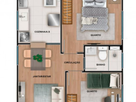 Apartamento com 2 Quartos à Venda, 44 m² em Centro - Nova Iguaçu