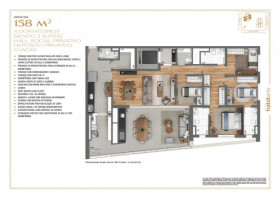 Apartamento com 3 Quartos à Venda, 158 m² em Cidade Monções - São Paulo