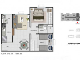 Apartamento com 2 Quartos à Venda, 46 m² em Encantado - Rio De Janeiro