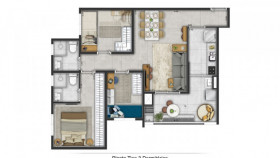 Apartamento com 3 Quartos à Venda, 64 m² em Jardim Vila Formosa - São Paulo