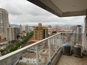 Apartamento com 1 Quarto para Alugar, 50 m² em Embaré - Santos