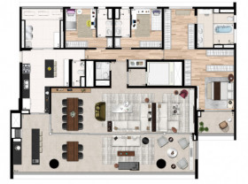 Apartamento com 4 Quartos à Venda, 271 m² em Sumarezinho - São Paulo