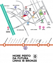 Apartamento com 2 Quartos à Venda, 39 m² em Santa Maria - Santo André