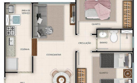 Apartamento com 2 Quartos à Venda, 46 m² em água Santa - Rio De Janeiro