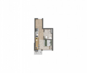 Studio com 1 Quarto à Venda, 25 m² em Campo Belo - São Paulo