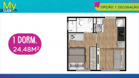 Apartamento com 1 Quarto à Venda, 24 m² em Cidade Satélite Santa Bárbara - São Paulo