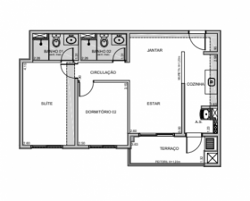 Apartamento com 2 Quartos à Venda, 61 m²em Vila Isa - São Paulo